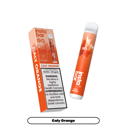 Insta Bar Go 1200 bouffées - Vape jetable Caly Orange 20Mg