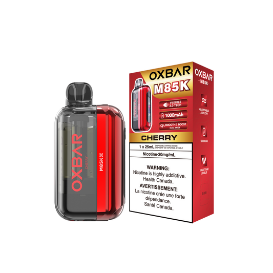 Oxbar M85K 85K Puffs - Cherry Rechargeable Disposable Vape 20Mg