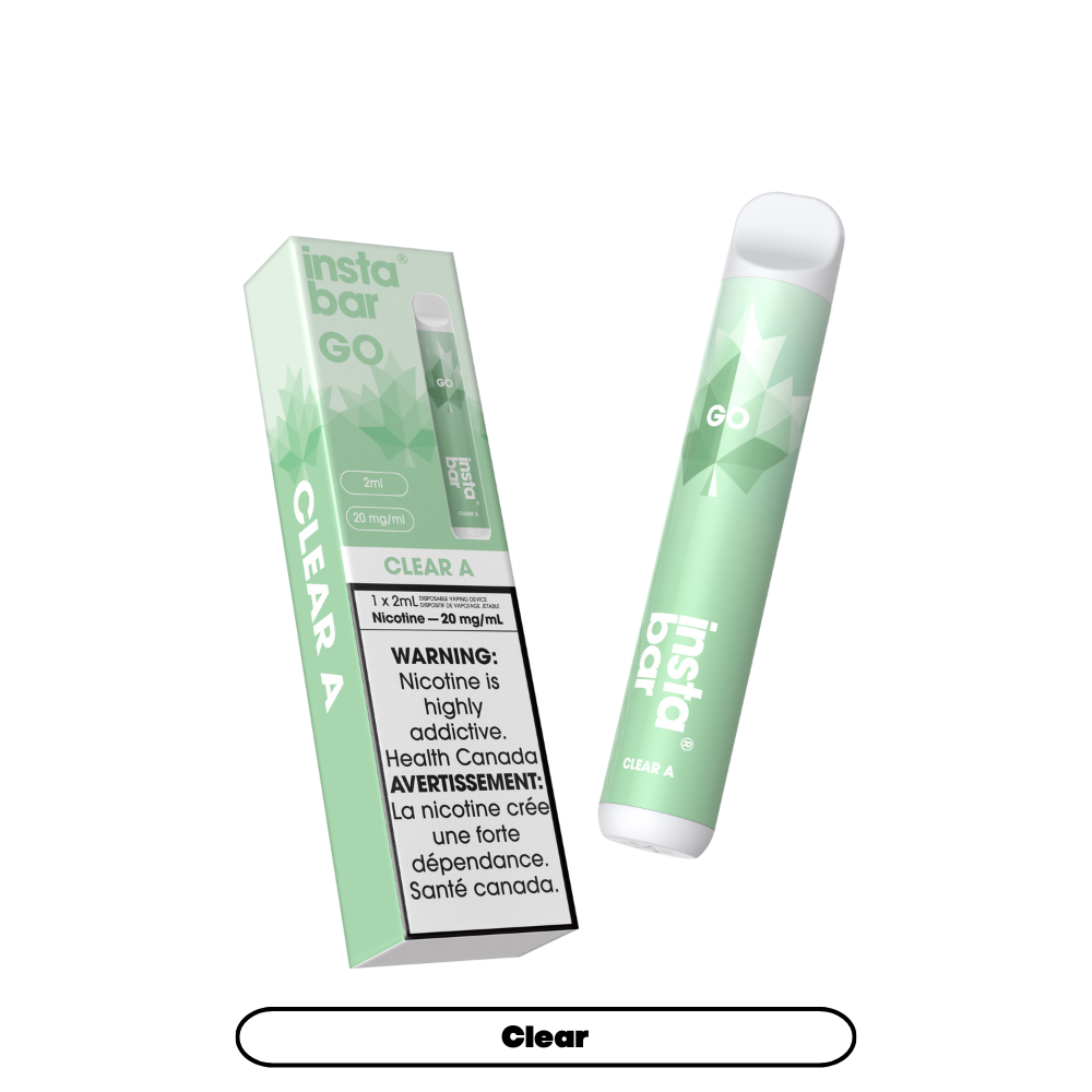 Insta Bar Go 1200 Puffs - Clear Disposable Vape 20Mg