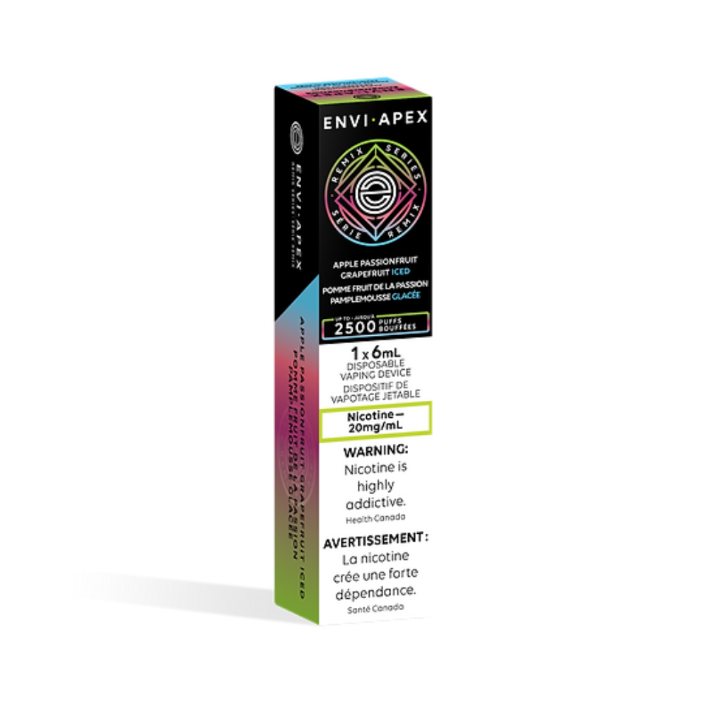 Envi APEX  2500 Puffs Apple Passionfruit Grapefruit Iced Disposable Vape  20Mg