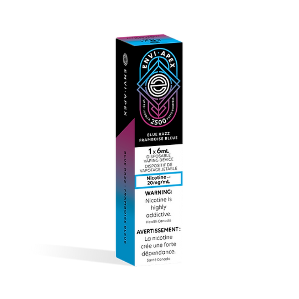 Envi APEX  2500 Puffs Blue Razz Disposable Vape  20Mg