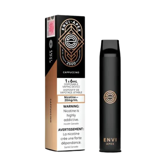 Envi APEX 2500 Puffs Cappuccino Vape jetable 20 mg