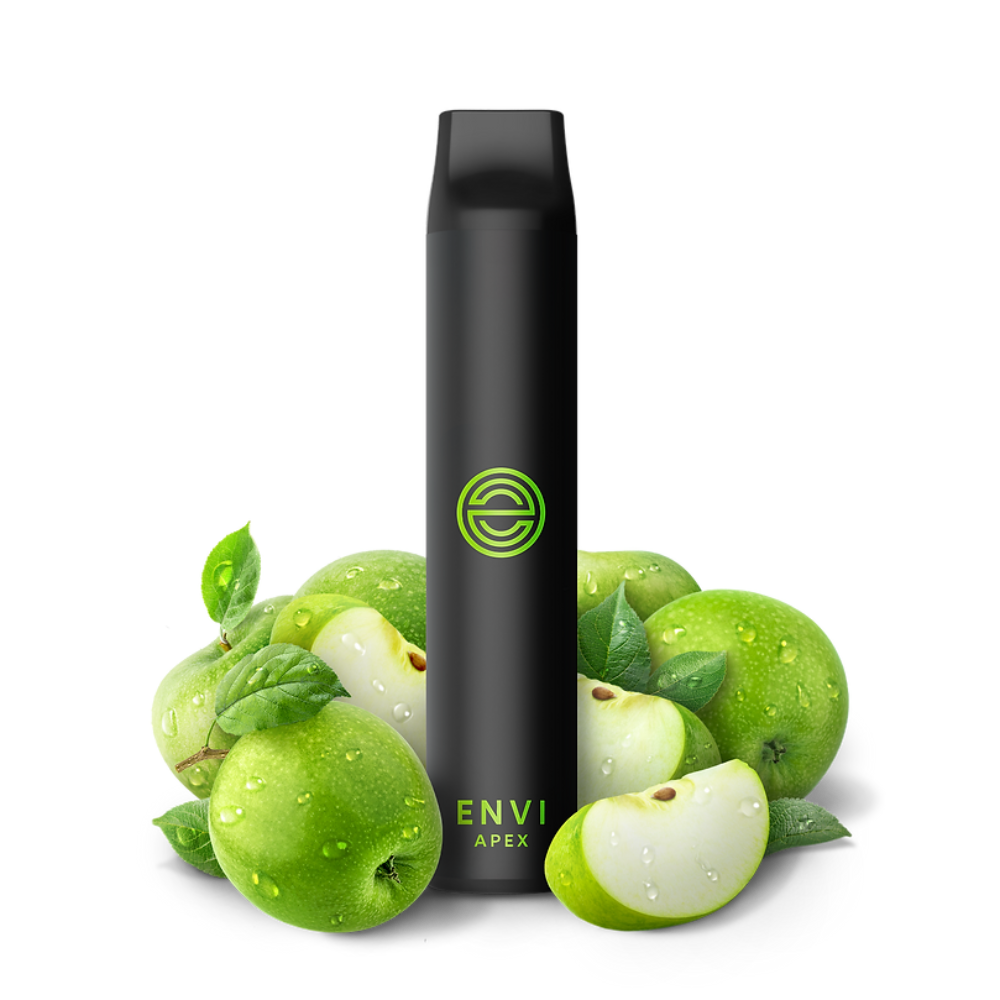 Envi APEX 2500 Puffs Vape jetable à la pomme verte 20 mg