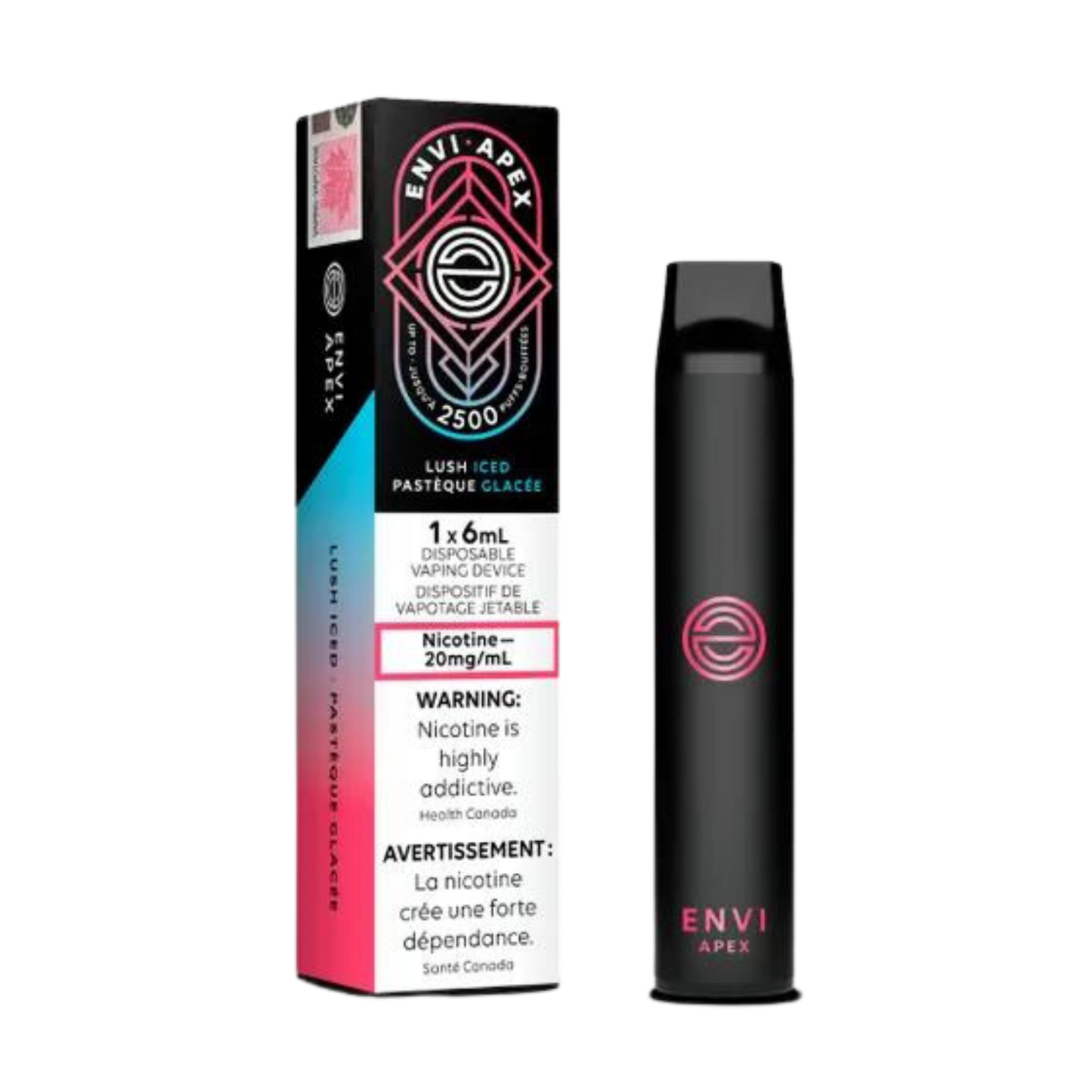 Envi APEX  2500 Puffs Lush Iced Disposable Vape 20Mg