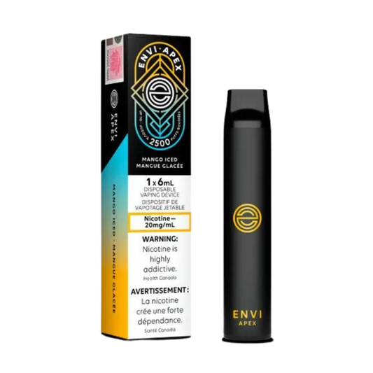 Envi APEX 2500 Puffs Mango Iced Vape jetable 20 mg