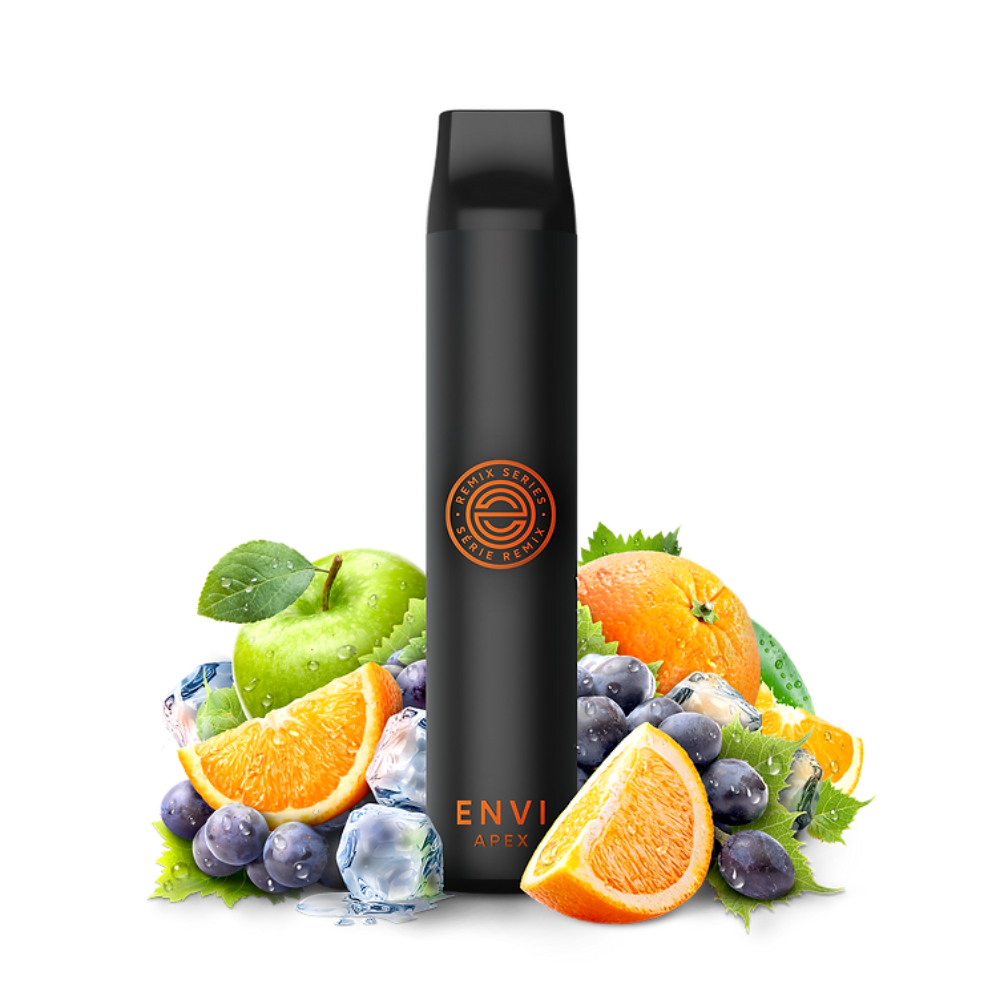 Envi APEX  2500 Puffs  Orange Grape Apple Iced  Disposable Vape  20Mg