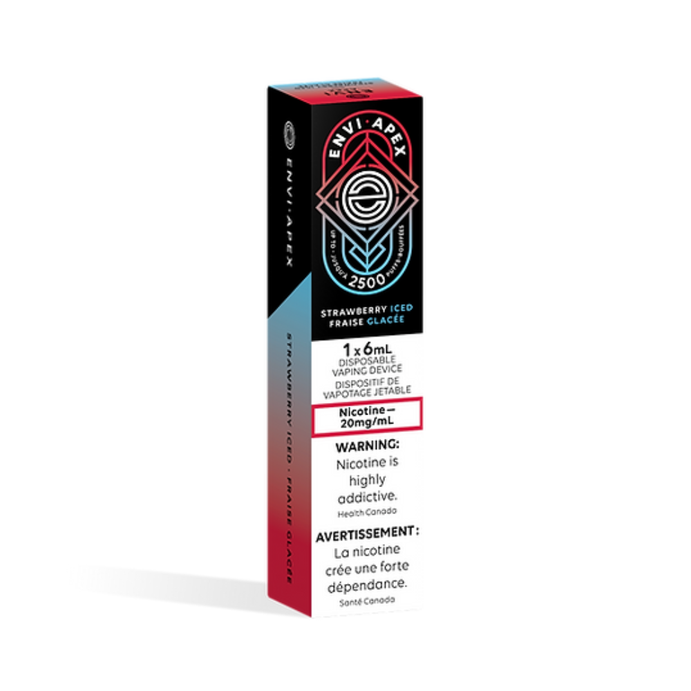 Envi APEX  2500 Puffs Strawberry Iced  Disposable Vape  20Mg