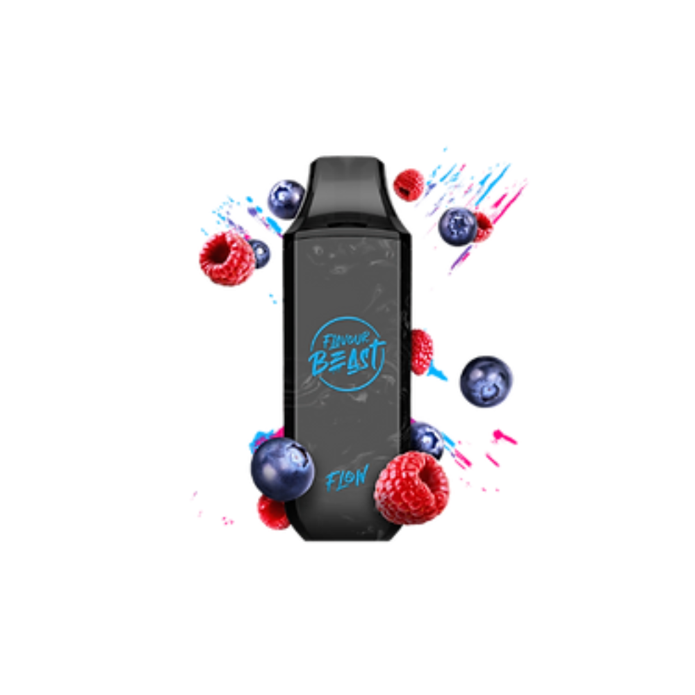 Flavour Beast Flow Iced 4000 Puffs Bomb Blue Razz Rechargeable Disposable Vape 20Mg