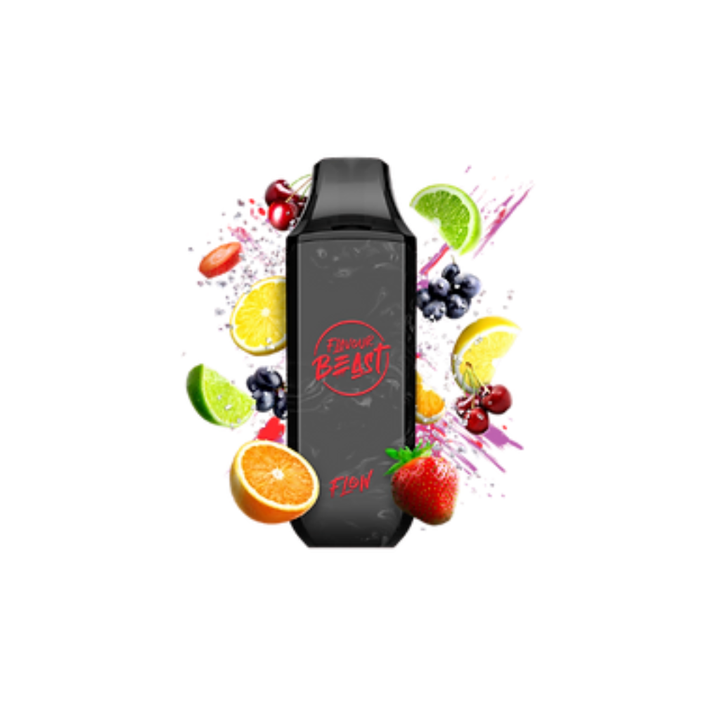 Saveur Beast Flow Iced 4000 Puffs Flippin Fruit Flash Vape jetable rechargeable 20 mg