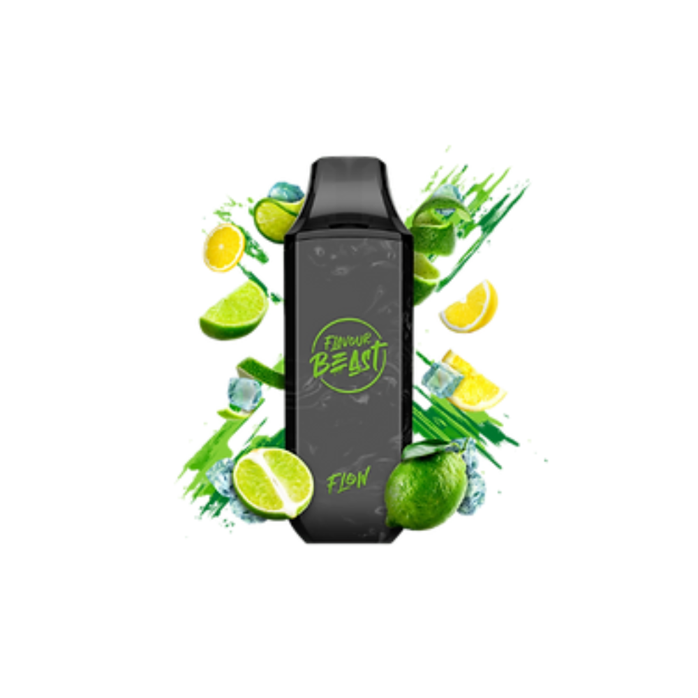 Saveur Beast Flow Iced 4000 Puffs Gnarly Green D Vape jetable rechargeable 20 mg