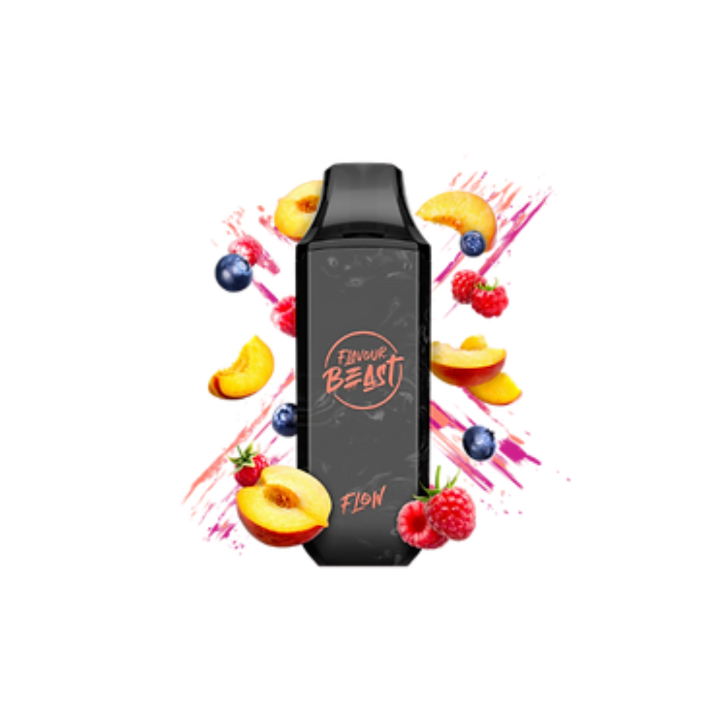 Flavour Beast Flow Iced 4000 Puffs Packin' Peach Berry Vape jetable rechargeable 20 mg