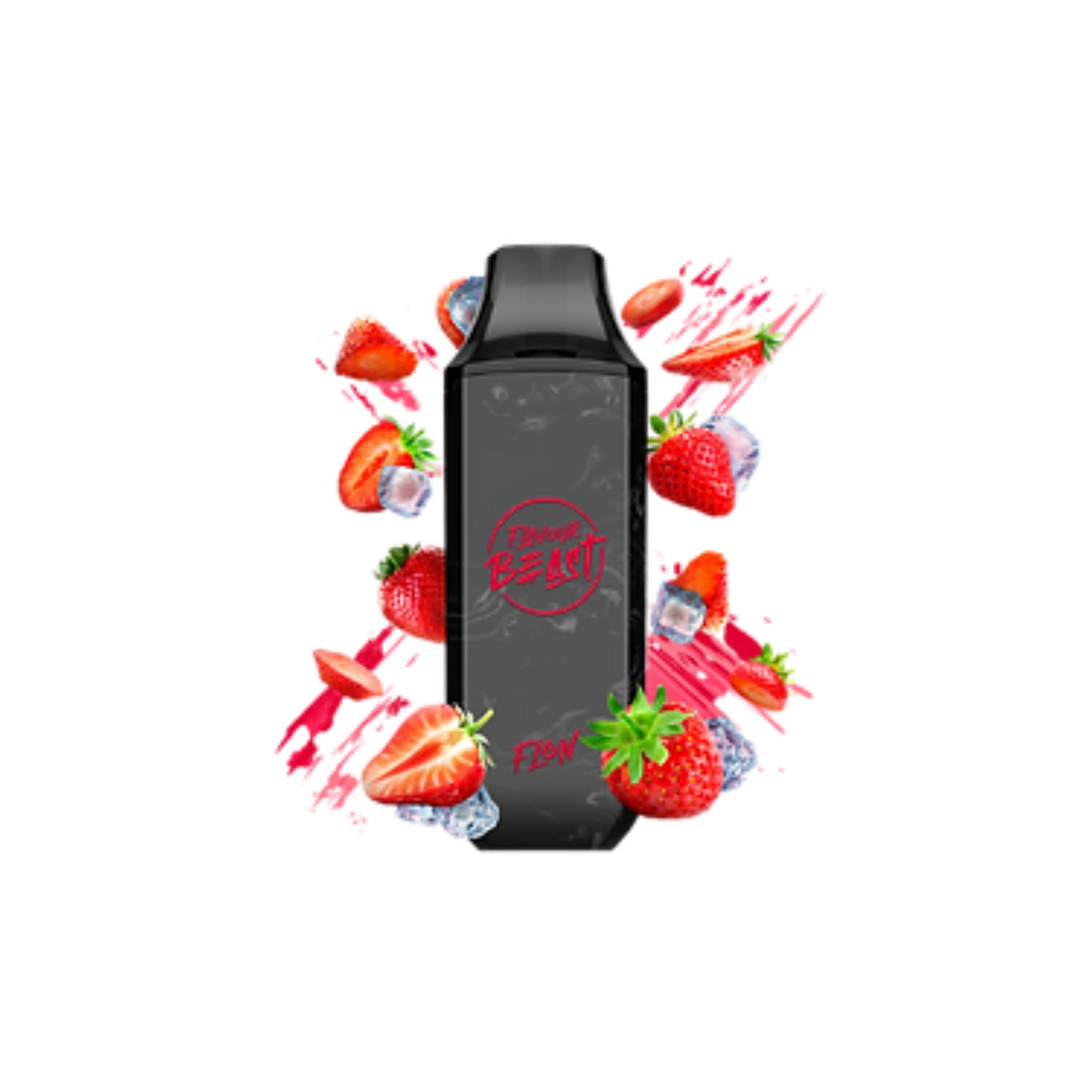 Flavour Beast Flow Iced  4000 Puffs  Sic Strawberry  Rechargeable Disposable Vape 20Mg