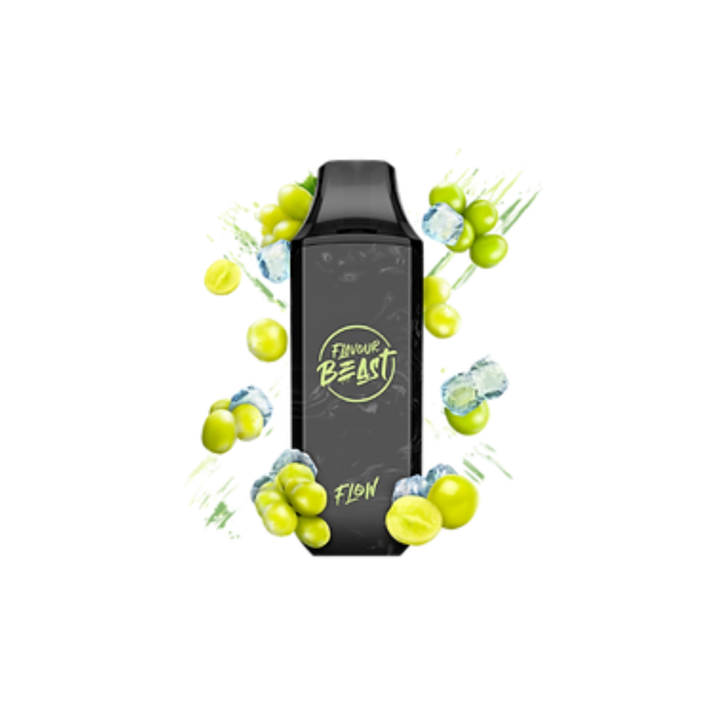 Flavour Beast Flow Iced  4000 Puffs  Wild White Grape  Rechargeable Disposable Vape 20Mg