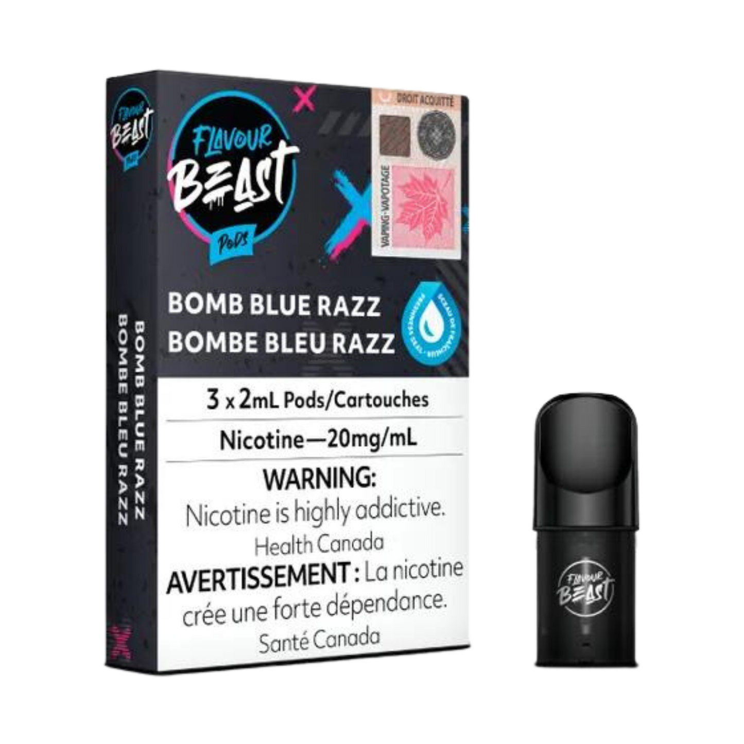 Saveur Beast Pods Bomb Blue Razz