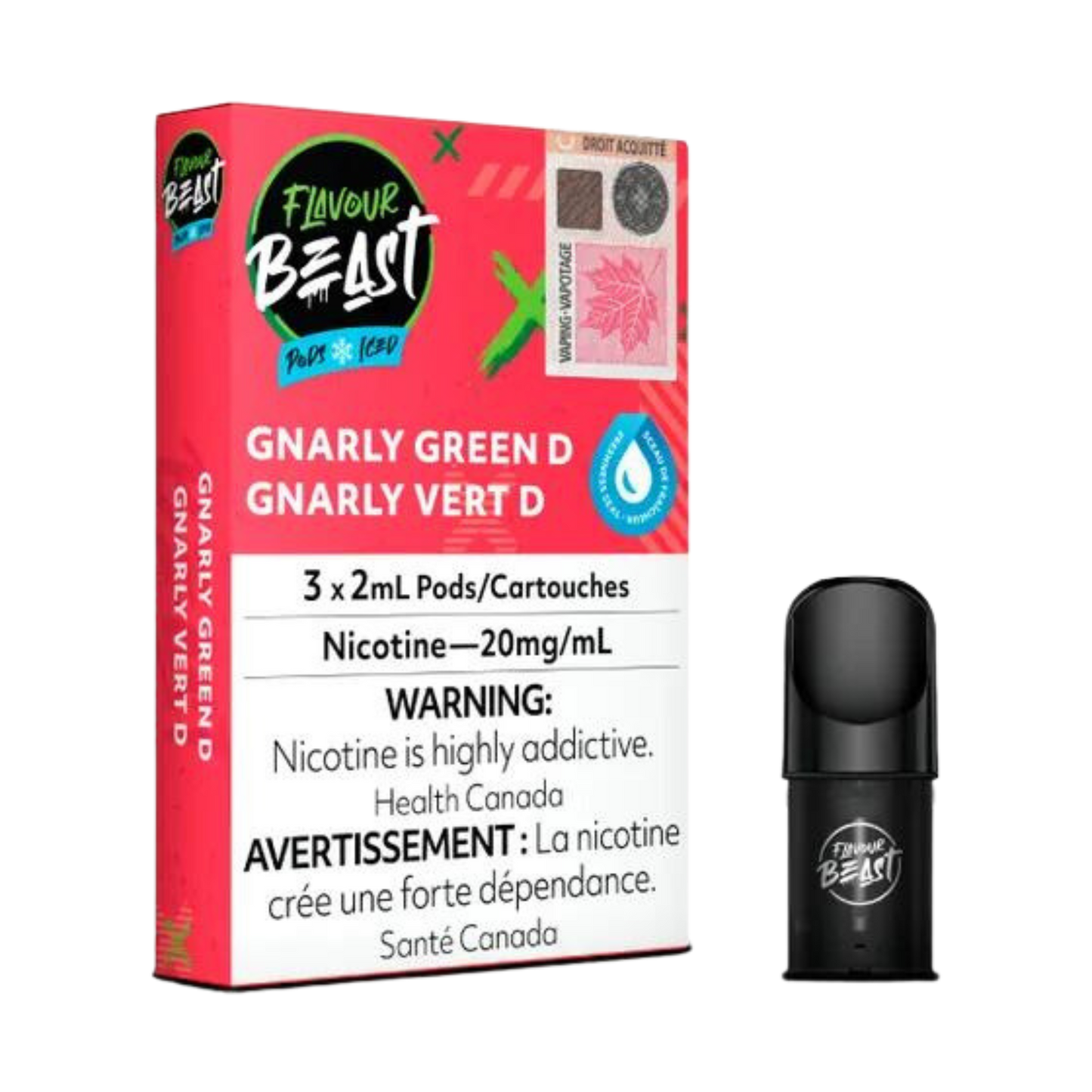 Flavor Beast Gousses Gnarly Green D