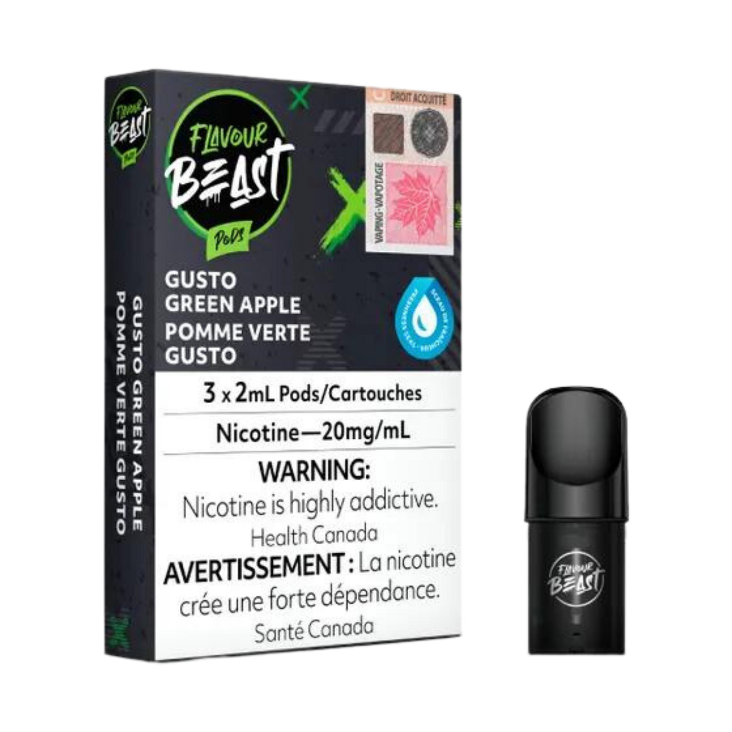 Flavor Beast Pods Gusto Pomme Verte