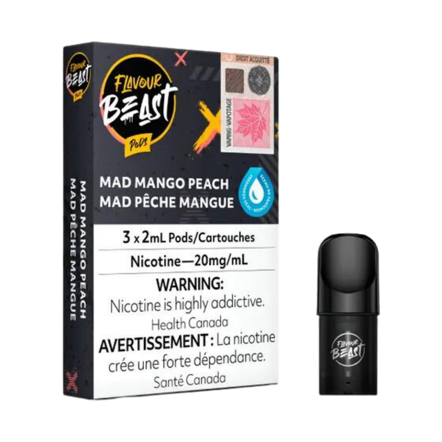 Flavor Beast Pods Mad Mangue Pêche