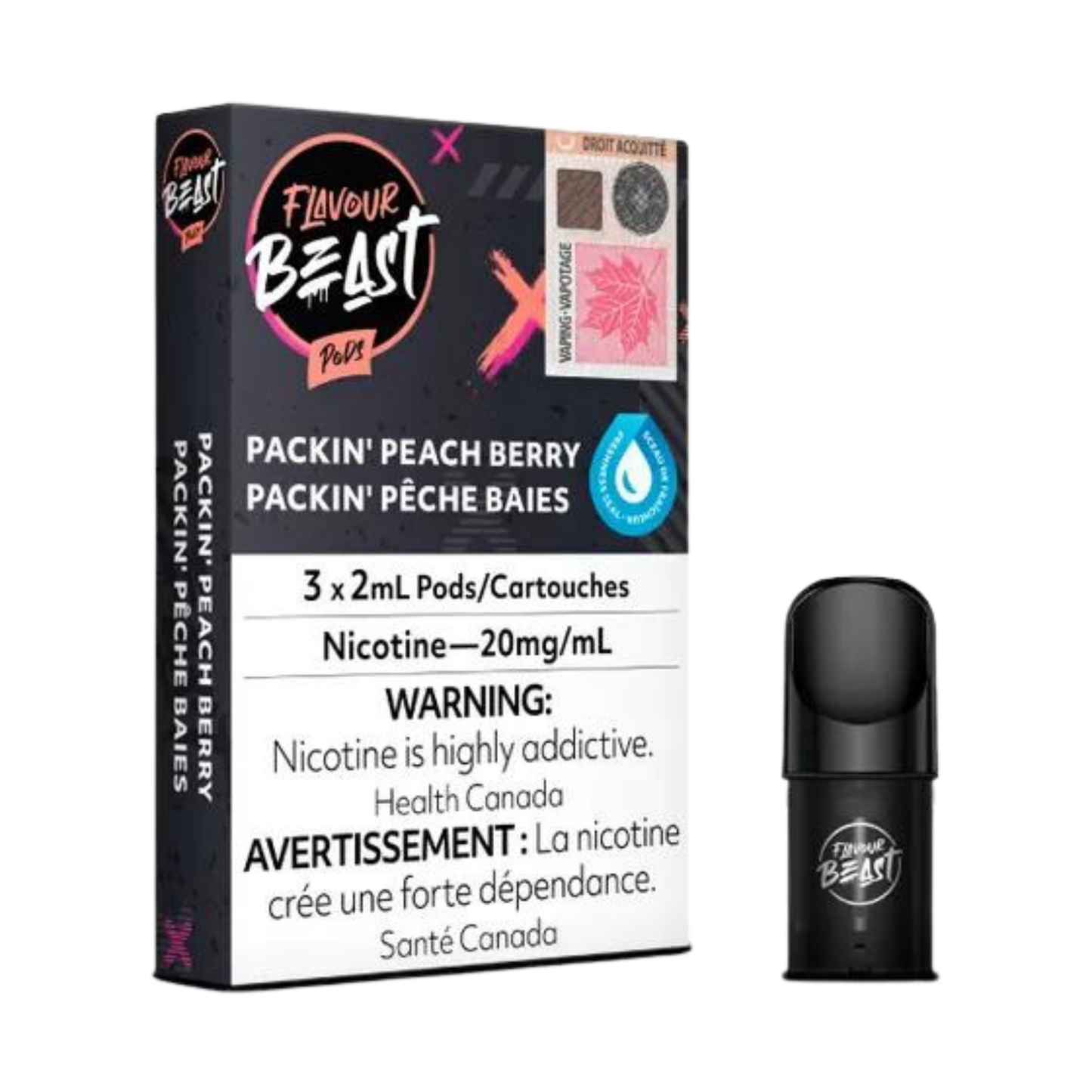 Flavor Beast Pods Packin' Peach Berry