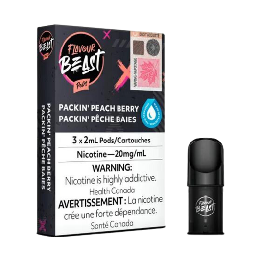 Flavour Beast Pods Packin' Peach Berry