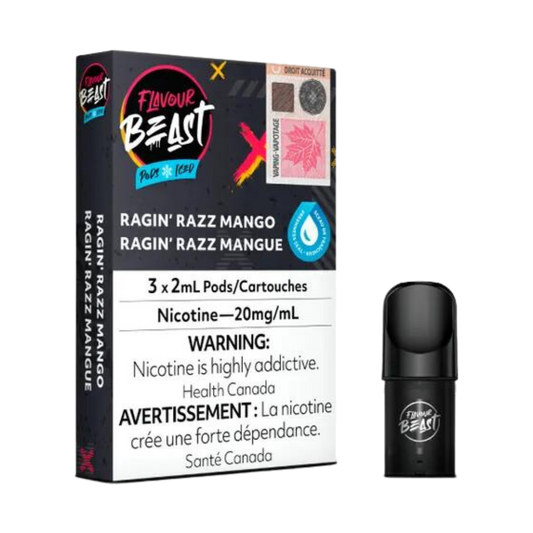 Flavor Beast Pods Ragin' Razz Mangue