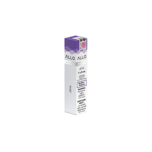 Allo Ultra 2500 Puffs Grape Ice Rechargeable Disposable Vape 10Mg