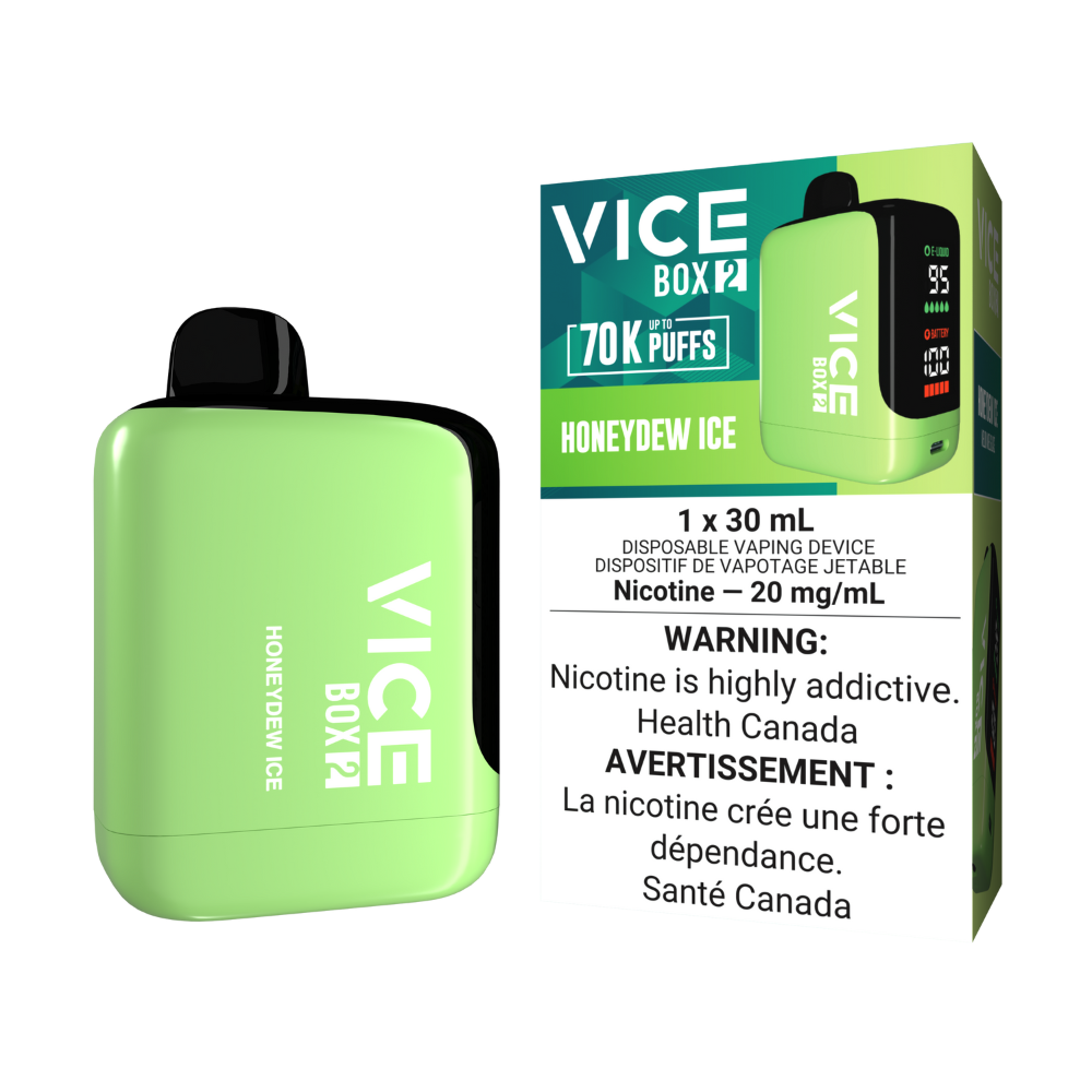 Vice Box 2  70k Puffs Honeydew Ice Rechargeable Disposable Vape 20Mg
