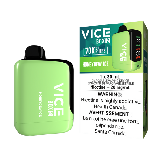 Vice Box 2  70k Puffs Honeydew Ice Rechargeable Disposable Vape 20Mg