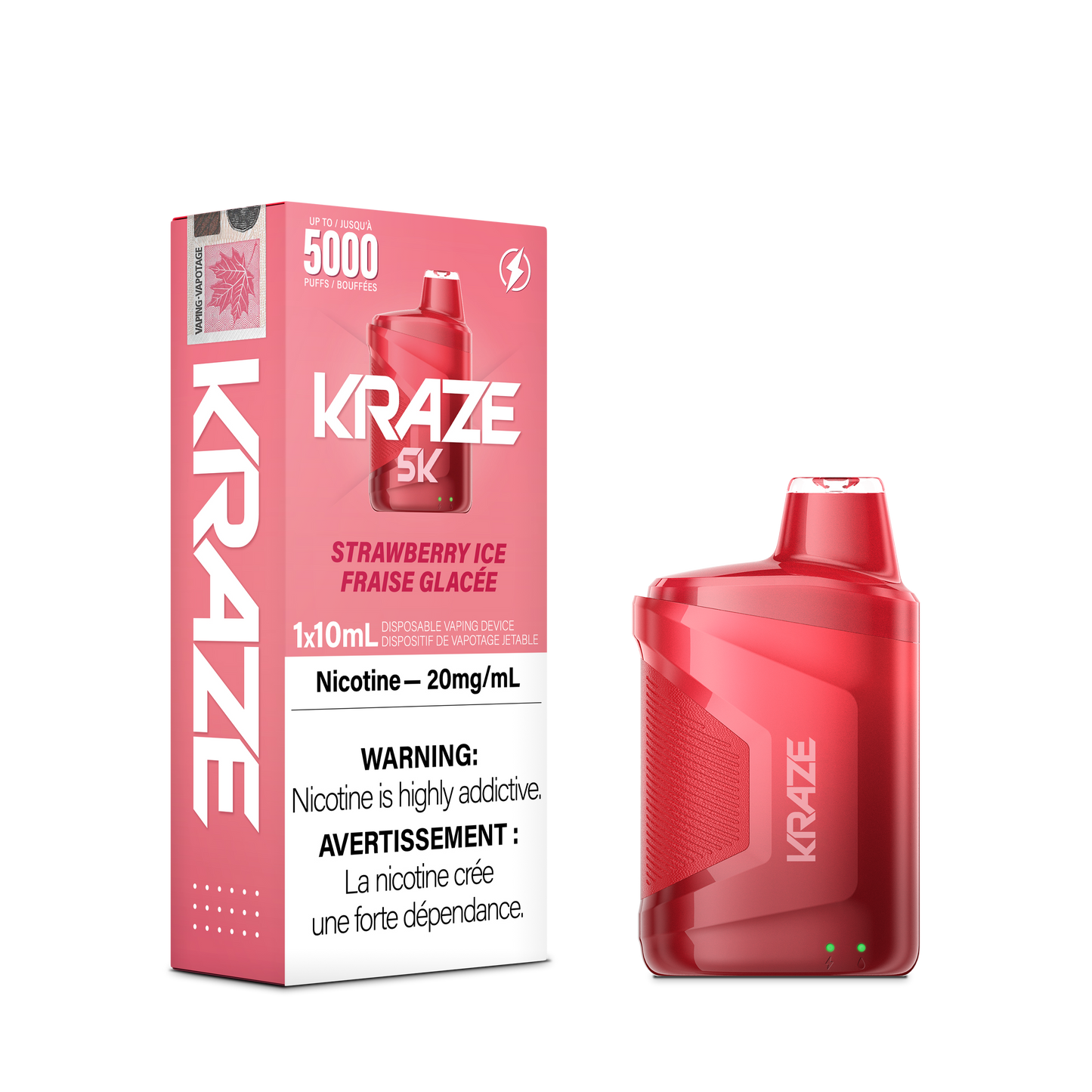 Kraze 5K Strawberry Ice