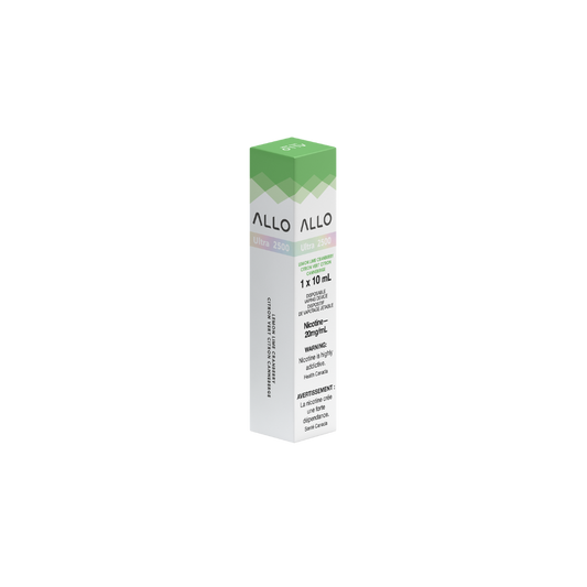 Allo Ultra 2500 Puffs Lemon Lime Cranberry Rechargeable Disposable Vape 20Mg