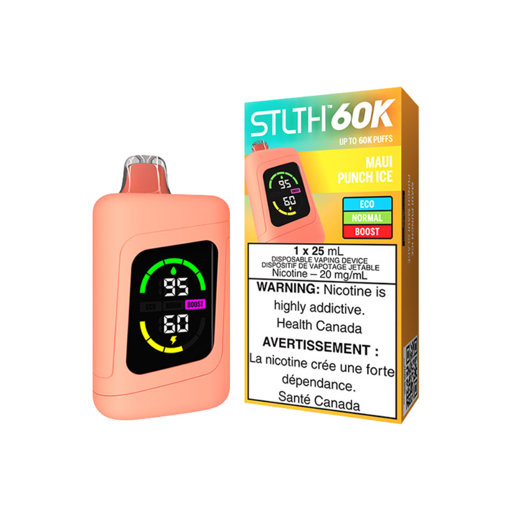 STLTH 60K Puffs - Maui Punch Ice Rechargeable Disposable Vape 20Mg