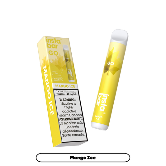 Insta Bar Go 1200 bouffées - Vape jetable Mangue Glacée 20Mg