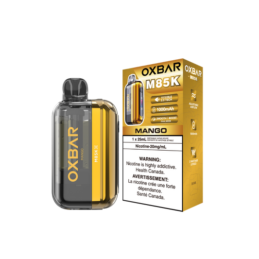 Oxbar M85K 85K Puffs - Mango Rechargeable Disposable Vape 20Mg