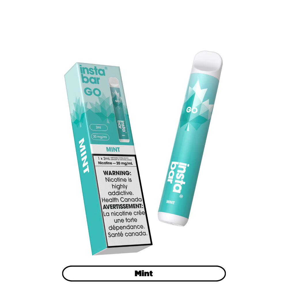 Insta Bar Go 1200 Puffs - Mint Disposable Vape 20Mg