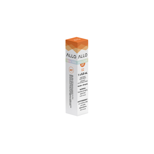 Allo Ultra 1600 Puffs Peach Rechargeable Disposable Vape 20Mg