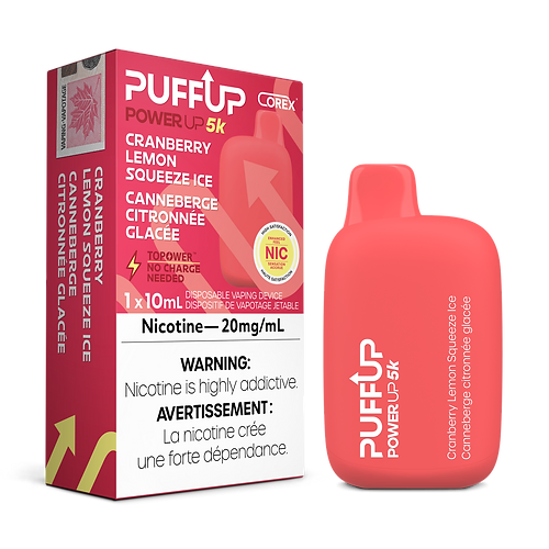 PuffUp 5K - Cranberry Lemon Squeeze Ice
