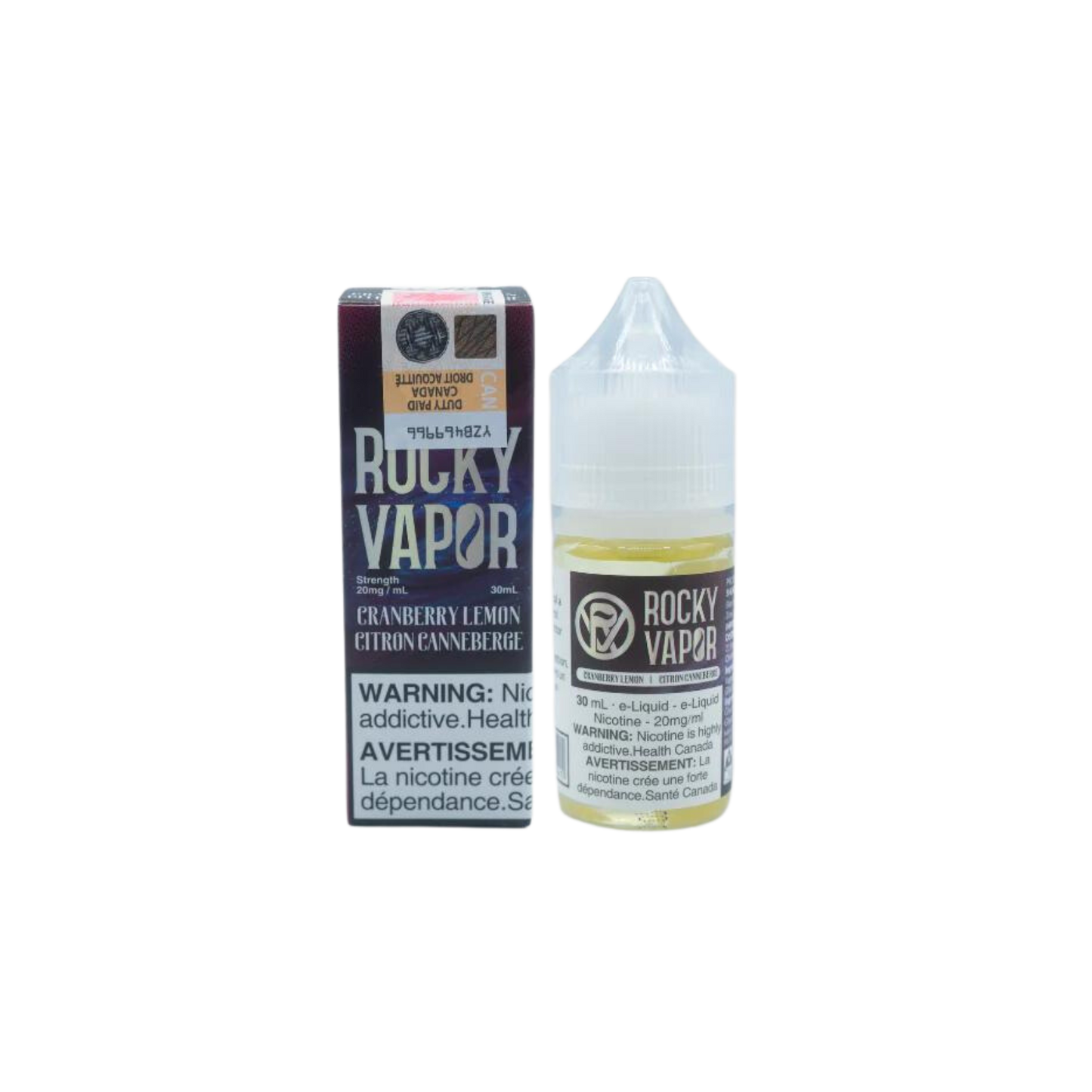 Rocky Vapor E-Liquide Canneberge Citron