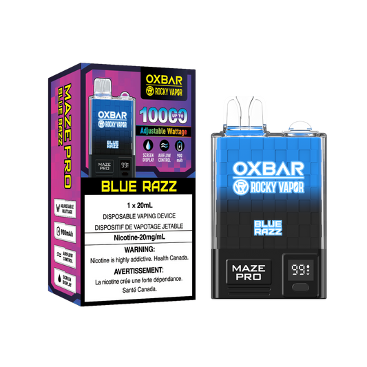 Rocky Vapor Oxbar Maze Pro - Bleu Razz