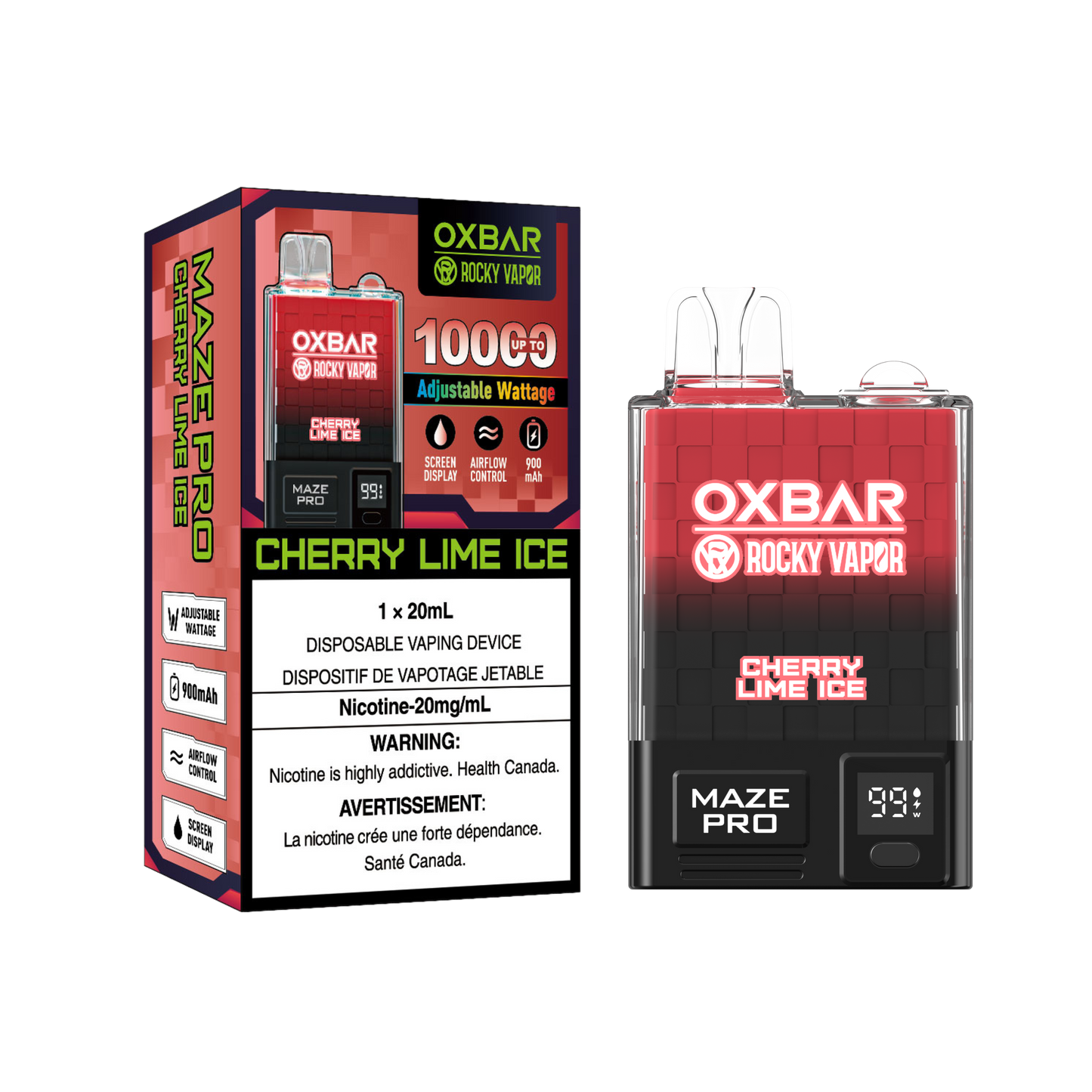 Oxbar Rocky Vapor Maze Pro - Cherry Lime Ice