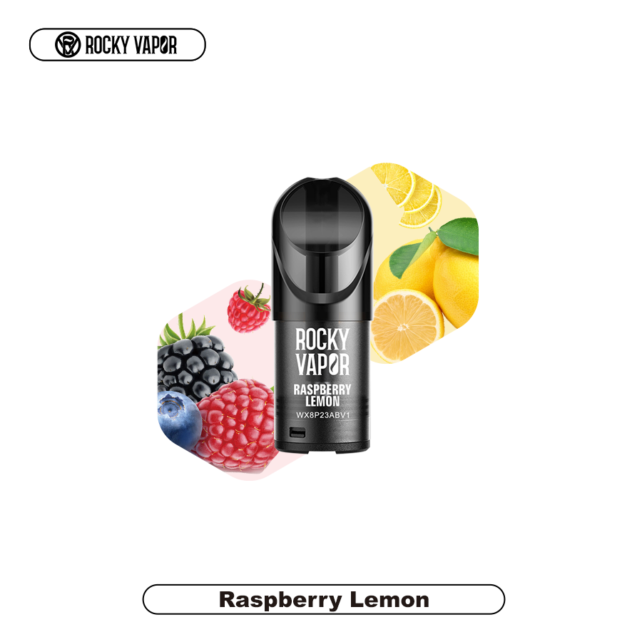 Rocky Vapor Pods Raspberry Lemon