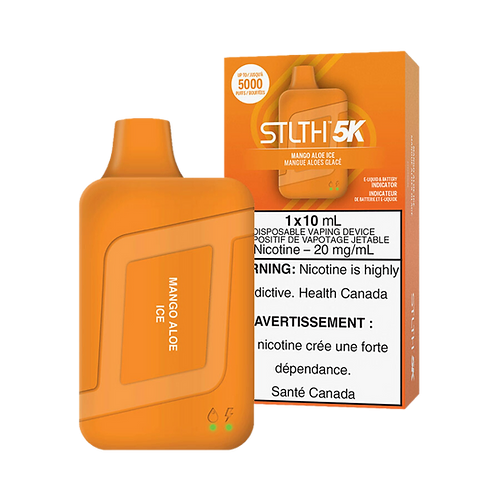 STLTH 5K Puffs Mango Aloe Ice Rechargeable Disposable Vape 20Mg