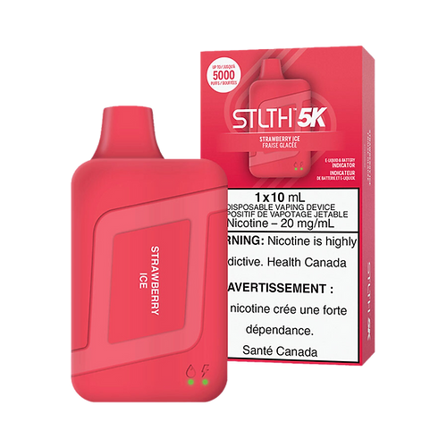 STLTH 5K Puffs Strawberry Ice Rechargeable Disposable Vape 20Mg