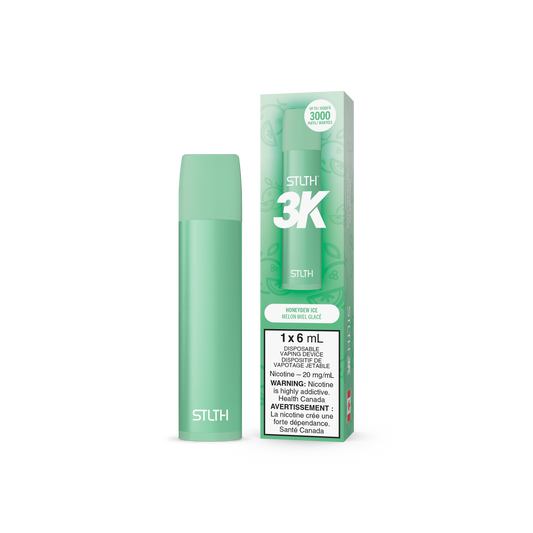 STLTH 3K Puffs Honeydew Ice Vape jetable rechargeable 20 mg