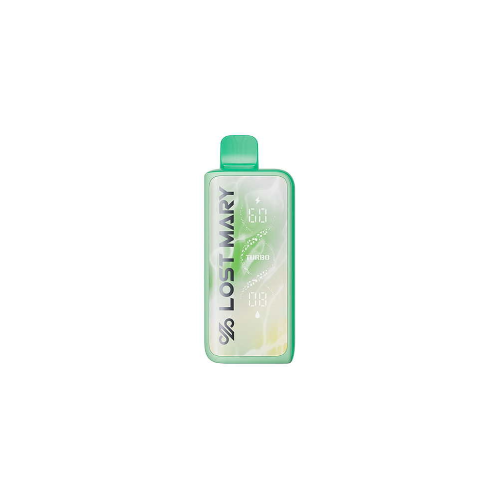 Lost Mary MT50K Turbo - Vape jetable rechargeable Fraise Kiwi Glacé 20Mg