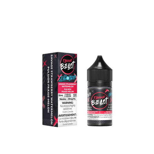 Flavour Beast 20mg Salts Iced - Savage Strawberry Watermelon