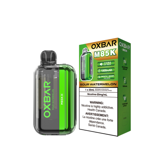 Oxbar M85K 85K Puffs - Sour Watermelon Rechargeable Disposable Vape 20Mg