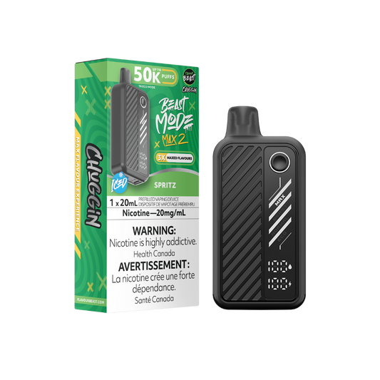 Flavour Beast Mode Max 2 50K bouffées Spritz glacé Vape jetable rechargeable 20Mg