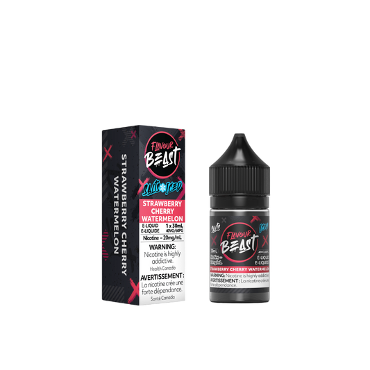 Flavour Beast 20mg Salts Iced - Strawberry Cherry Watermelon