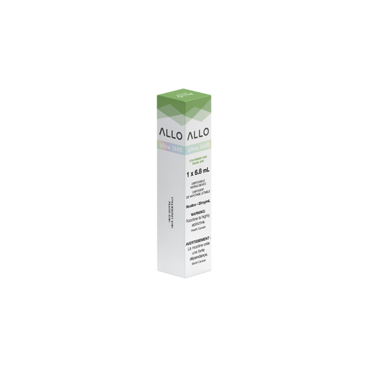 Allo Ultra 1600 Puffs Strawberry Kiwi Rechargeable Disposable Vape 20Mg