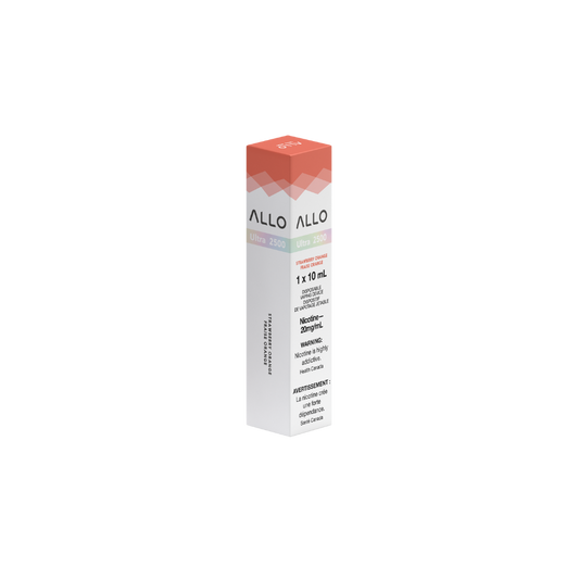 Allo Ultra 2500 Puffs Strawberry Orange Rechargeable Disposable Vape 20Mg