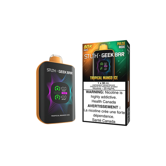 Stlth X Geek Bar - Vape jetable rechargeable Mangue Tropicale Glacée 20Mg